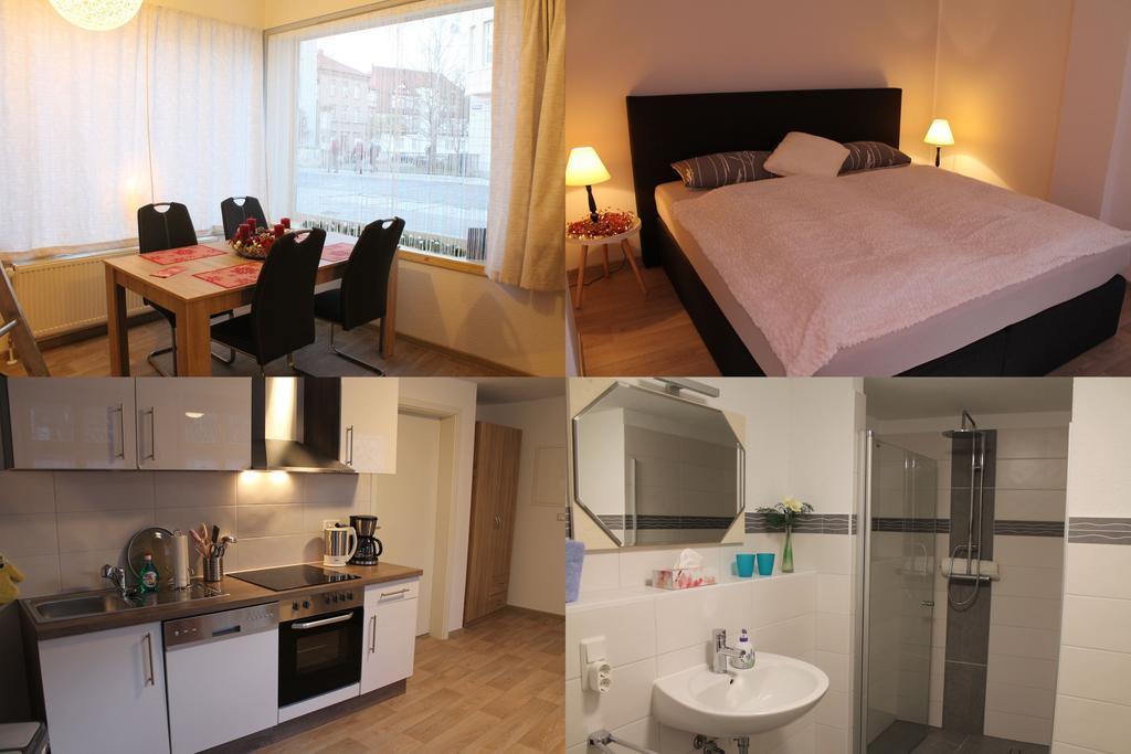 Апартаменты Ferien Im Laden Кведлинбург Экстерьер фото